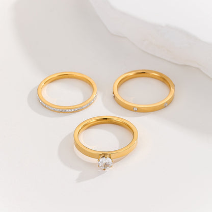 Urbane Hive® Minimalist Gold Rings