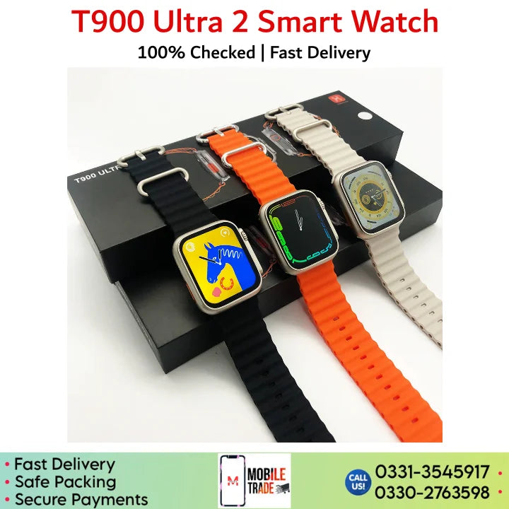 T900 Ultra 2 Smart Watch (Series 9 – 2025) | 2.19” Full Touch Bluetooth Calling Smartwatch for Men & Women