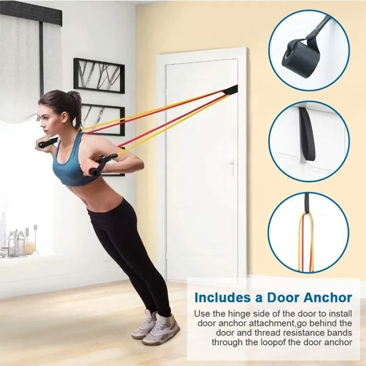 Urbane Hive®Power Exercise Resistance Band Set 5 In 1