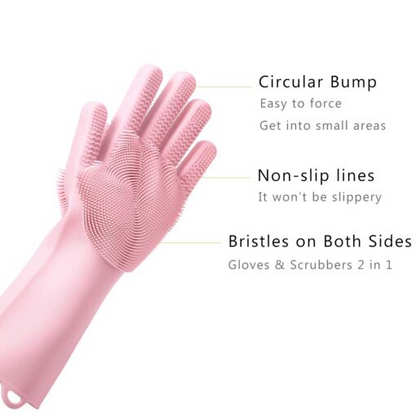 Urbane Hive®Original Magic Silicon Dish-washing Gloves