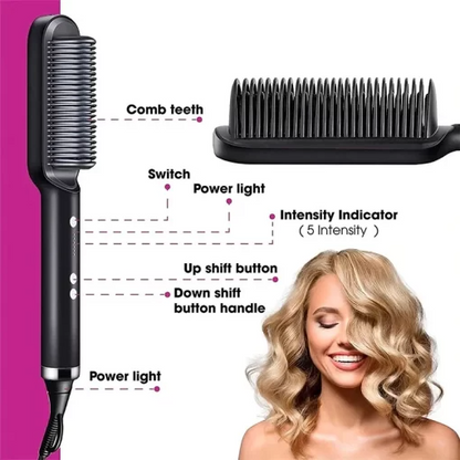 Urbane Hive®2-in-1 HAIR STRAIGHTENER COMB