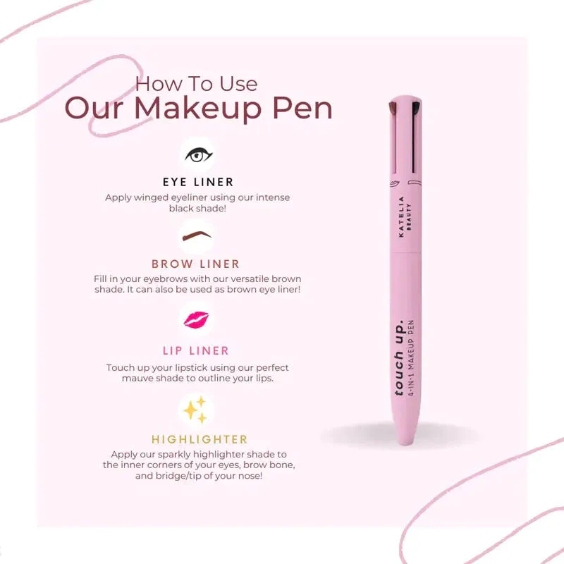 Urbane Hive® 4 in 1 Makeup Pen