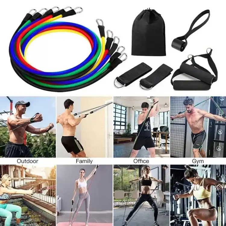 Urbane Hive®Power Exercise Resistance Band Set 5 In 1